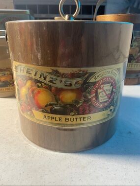 Heinz's Apple Butter Decorative ice bucket  - Brown